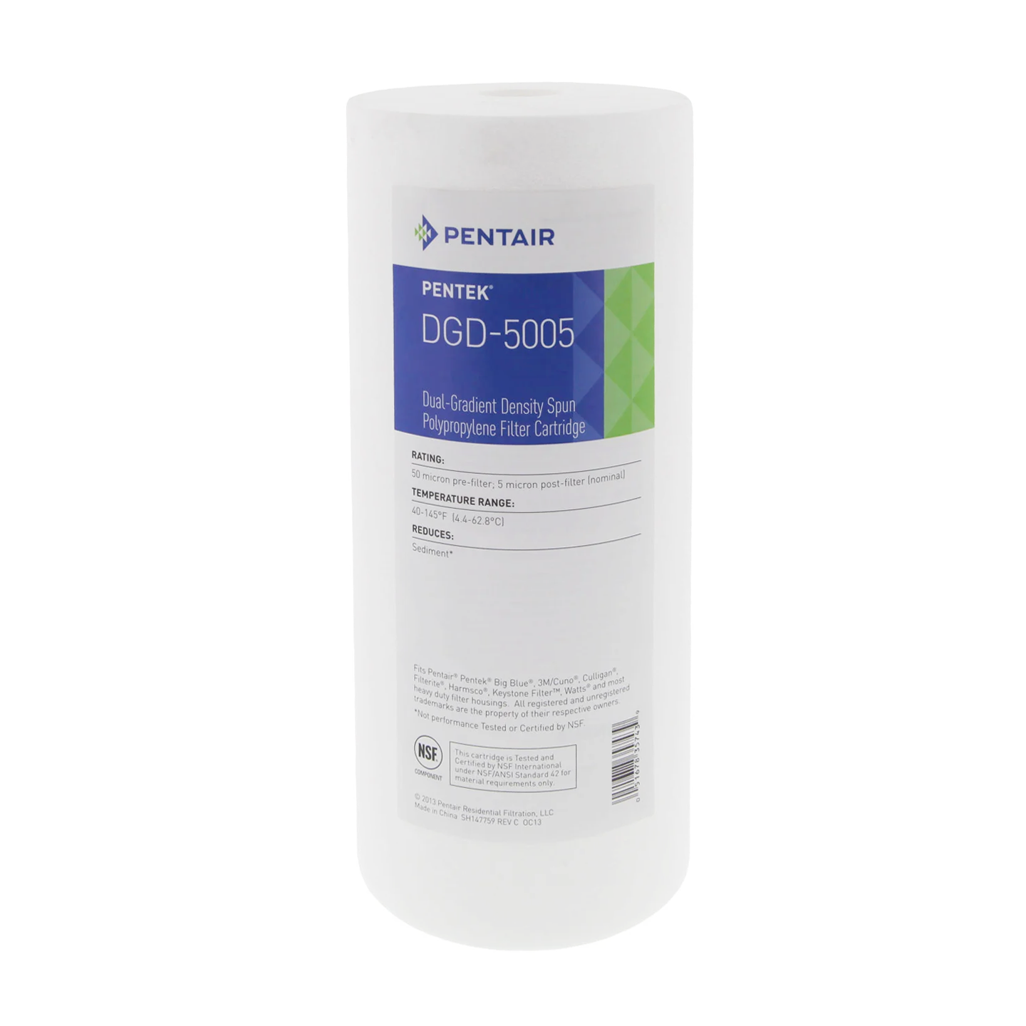 Картридж з поліпропілену Pentek DGD-5005 Big Blue 10"